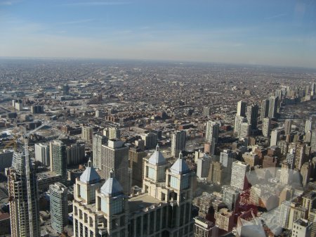 Hancock view of city sprawl
